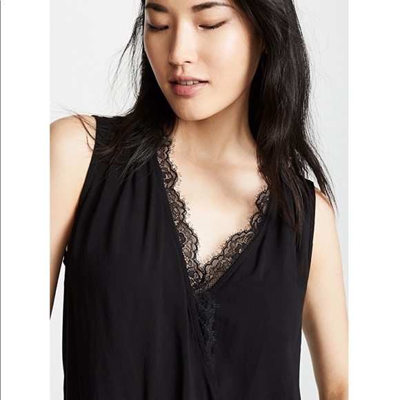 Velvet By Graham&Spencer Belia Lace Trimmed Blouse - Picture 4 of 4